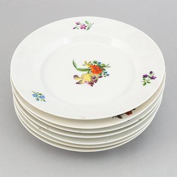A 19th century 42-pcs porcelain dinner set, Berlin.