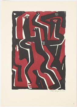 Lars Engström, ”5 Träsnitt”.