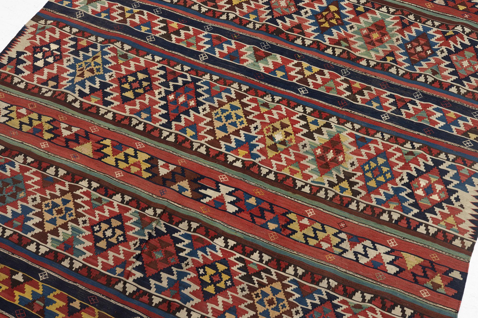 Draperi, Kelim, ca 270 x 170 cm.