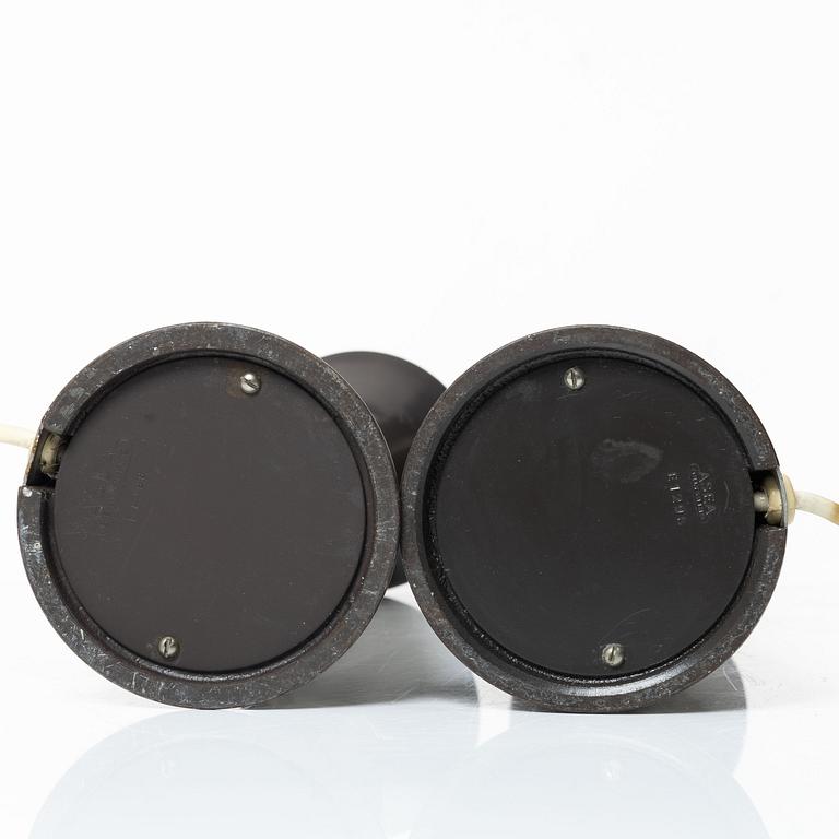 Bo Råman, bordslampor, ett par, modell "E1298", ASEA.