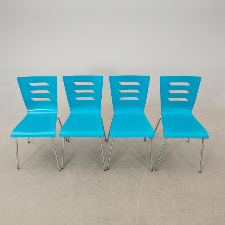 Table and chairs 4 pcs "Nina" Troeds 2000s.