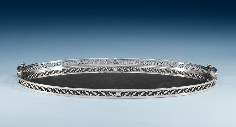 JOHAN ROHDE, bricka, Georg Jensen, Köpenhamn 1945-77, sterling.