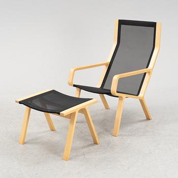 Mårten Claesson , easy chair and ottoman, model "Omni", Swedese, 21st Century.