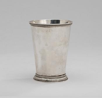 182. A Swedish silver beaker, maker´s mark C.G.Råström.