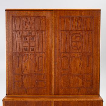 Yngve Ekström, cabinet, 'Krus', AB Westbergs Möbler, Tranås, 1950s.