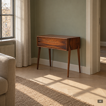 Rimbert Sandholt, desk, “GT 6835”, AB Glas & Trä, second half of the 20th century.
