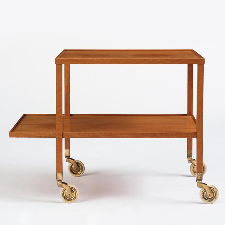 Josef Frank, a mahogany serving trolley, Svenskt Tenn, Sweden, model nr 470.