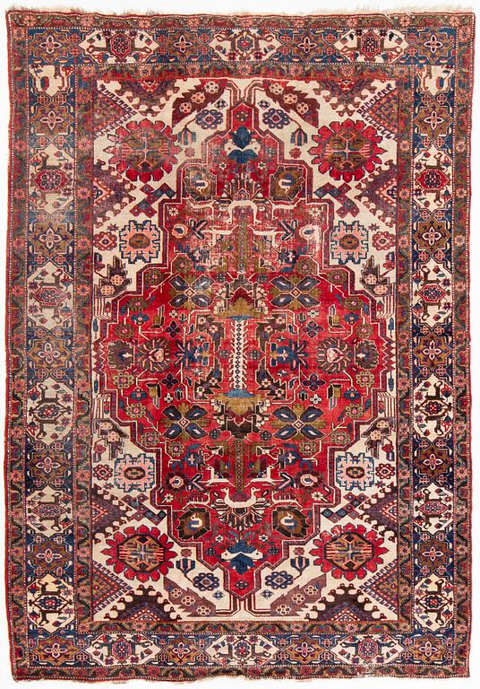 Carpet, Heris, antique, 350 x 245 cm.