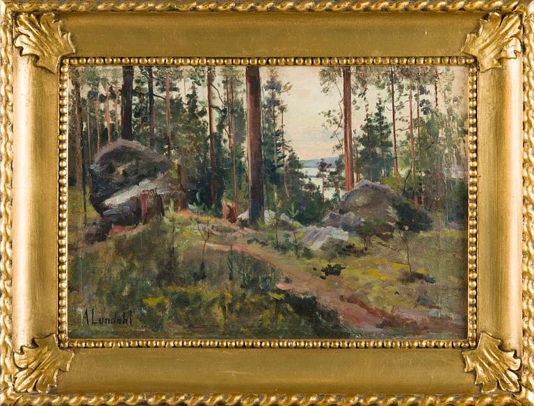 Amelie Lundahl, Metsämaisema.