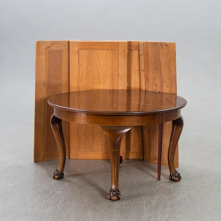Table, Chippendale style, AB Mobilia, Malmö, first half of the 20th century.