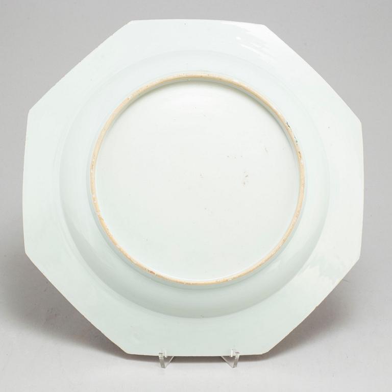 PRAKTFAT, kompaniporslin. Qingdynastin, Qianlong (1736-95).