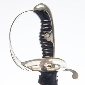 Sabel, tysk, 1900-tal, med balja.