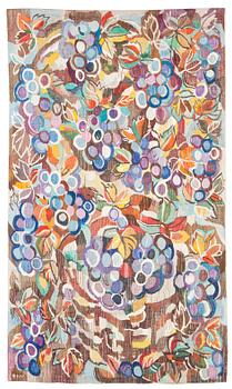 843. TAPESTRY. "Vindruvor". Tapestry variant weave. 222 x 129,5 cm. Signed AB MMF BS.