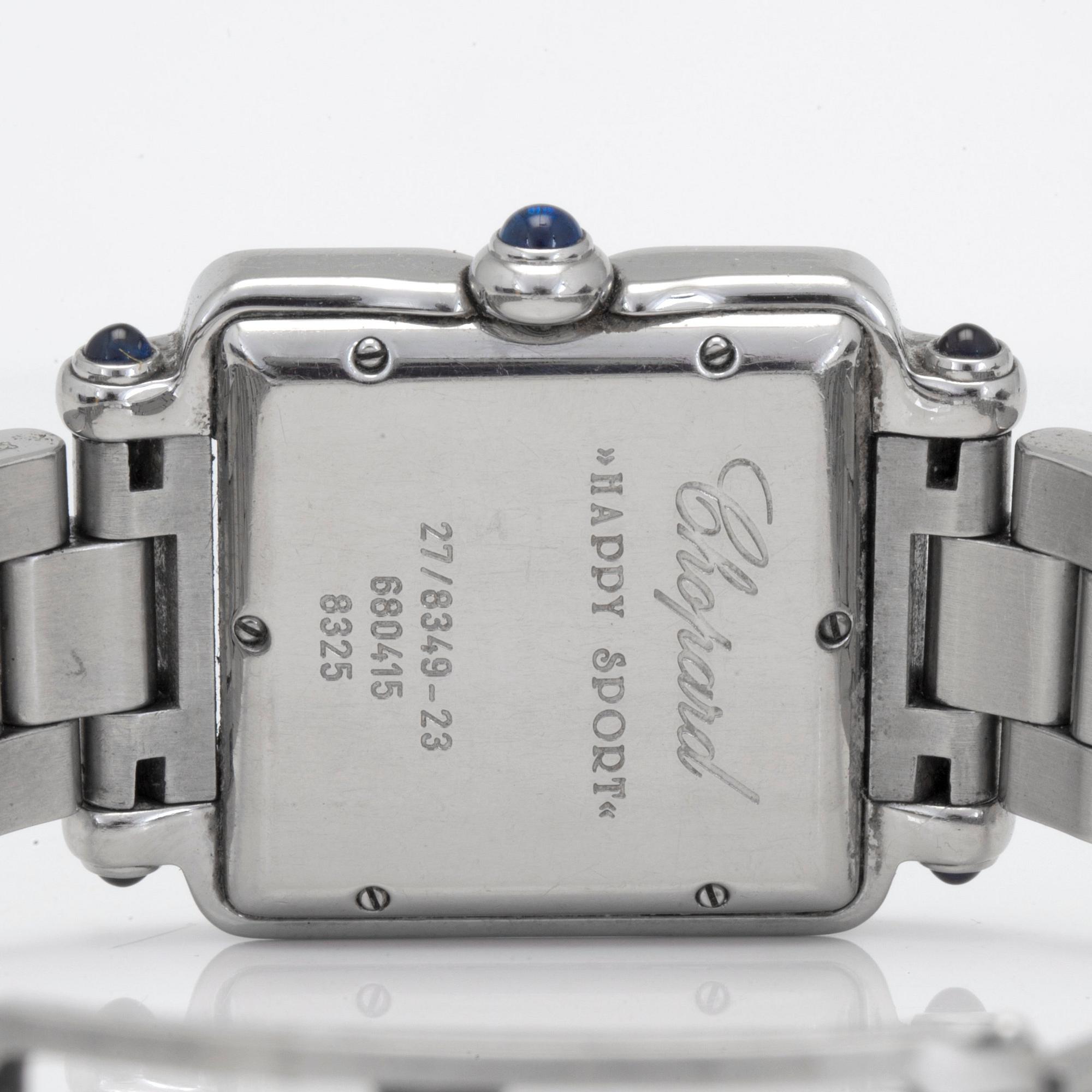 CHOPARD, Genève, Happy Sport, armbandsur, 27 x 24,5 mm,
