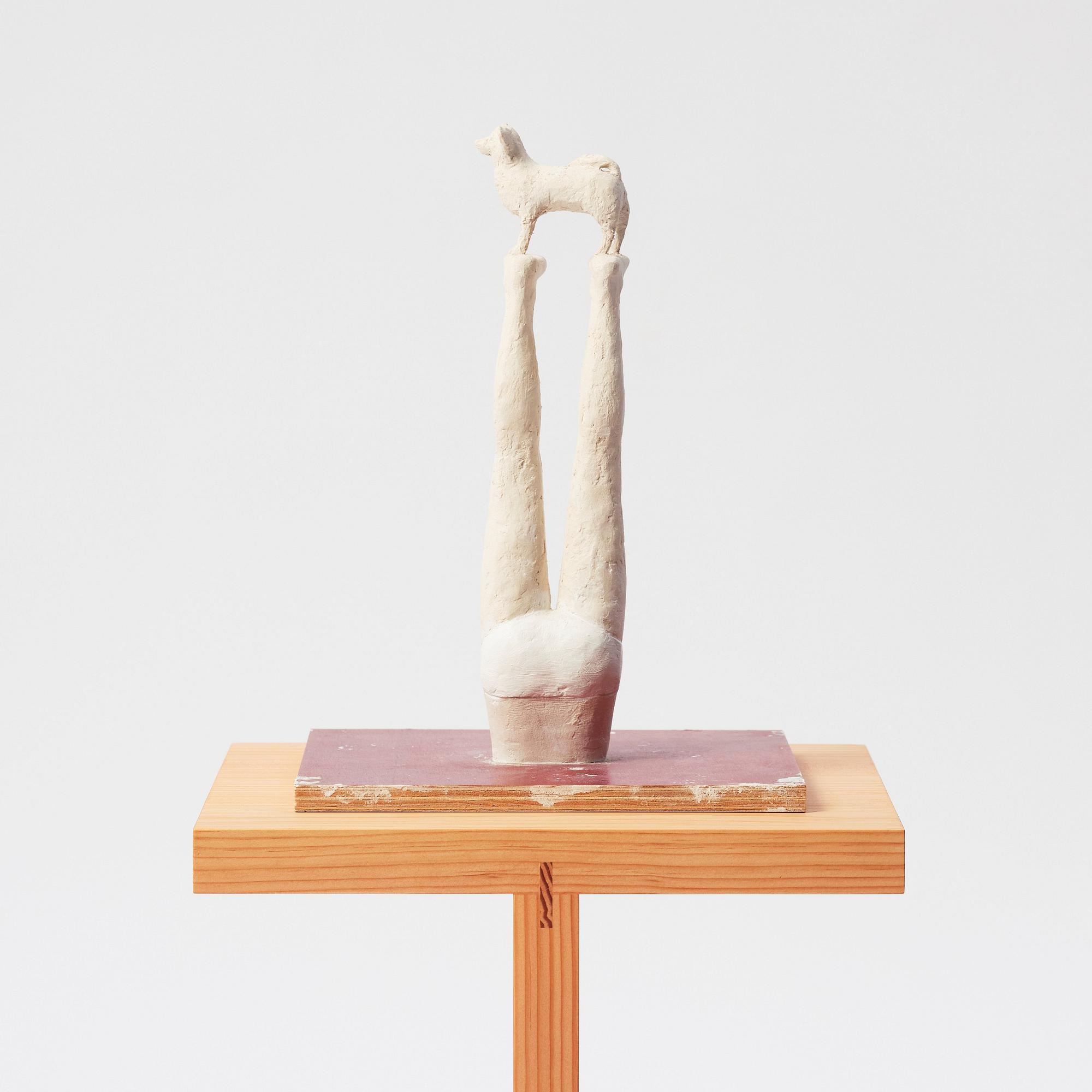 Linnéa Jörpeland, a plaster sculpture, signed and dated -99.