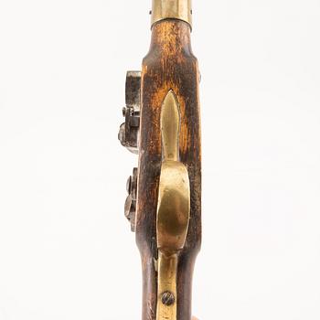 A Swedish smoothbored flintlock pistol, 1807 pattern.