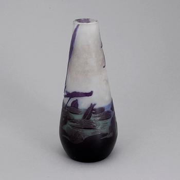 VAS, glas, Émile Gallé, Nancy Frankrike, jugend, tidigt 1900-tal.