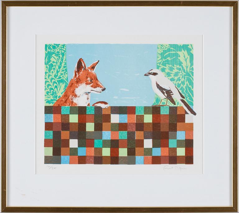 ERNST BILLGREN, färglitografi. Sign och numr 136/275.