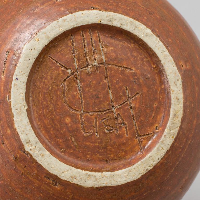 A Lisa Larson stoneware vase, Gustavsberg. Unik.