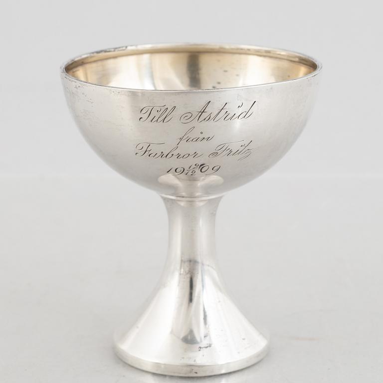 Cream jug and bowl on foot, Finland and Sweden, 19th-20th century.