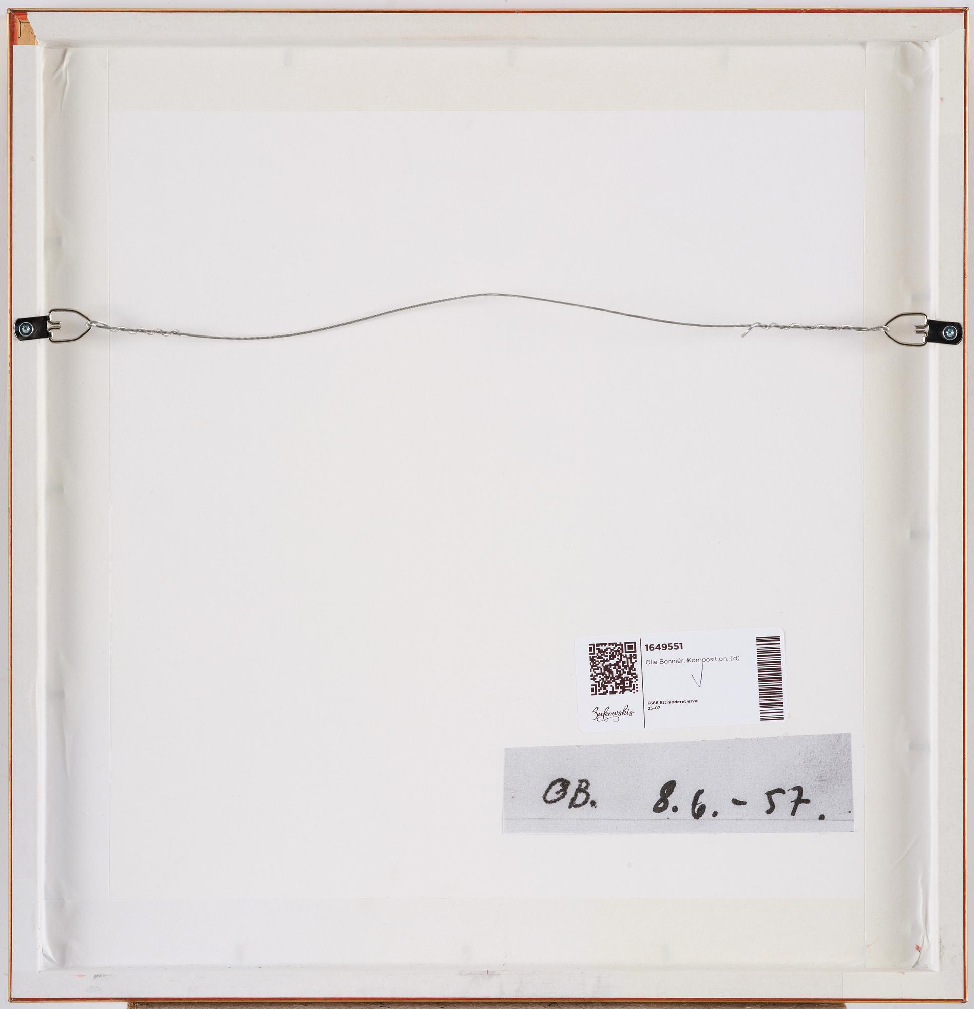 Olle Bonniér, Composition.