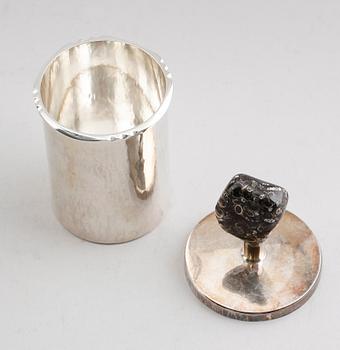 LOCKBURK, silver, MÖ, 1976. Total vikt med sten ca 213 gram.