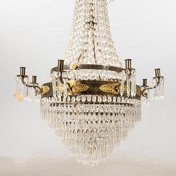 Chandelier Empire style early 20th century.