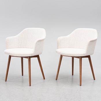 Karmstolar, 6 st, "Rely Armchair", &Tradition, Danmark.