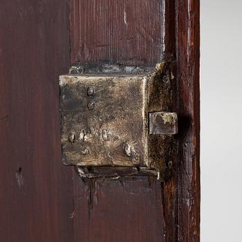 Skänkskåp, allmoge, Dalarna. Daterat 1801.