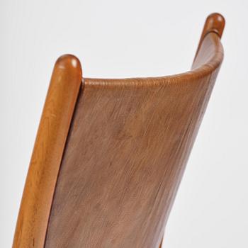 Finn Juhl, a set of four chairs and a pair of armchairs, model "Bo-63" and "Bo-72", Bovirke, Denmark, 1950s-60s.