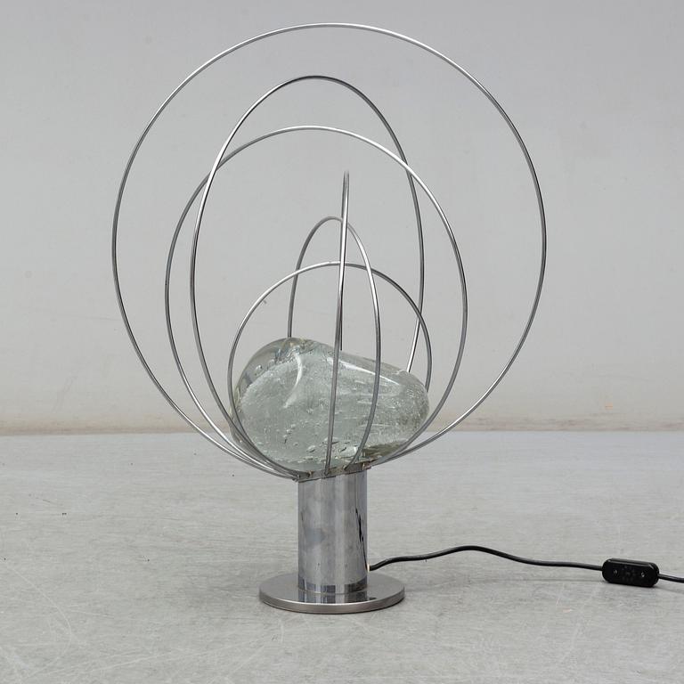 ANGELO BROTTO, a sculptural 'Barnaba' table light, 1960's.