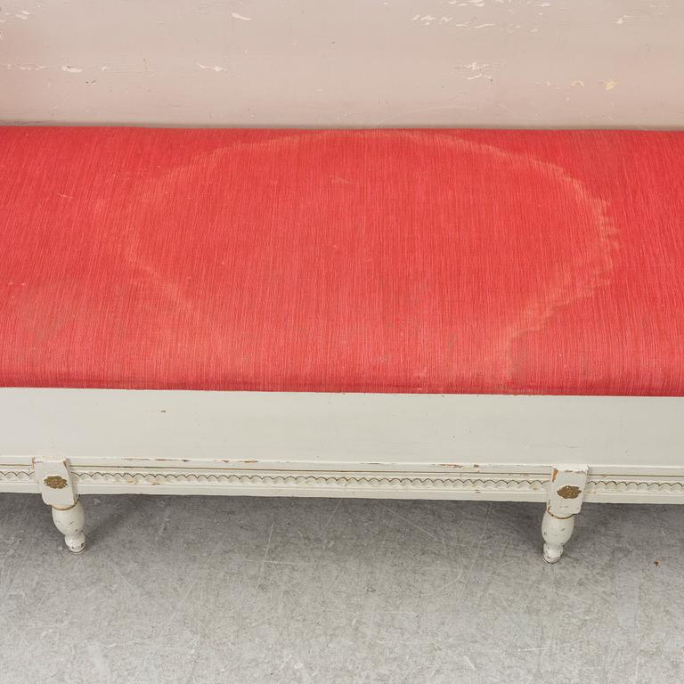 Sofa bed, late Gustavian style, 19th century.