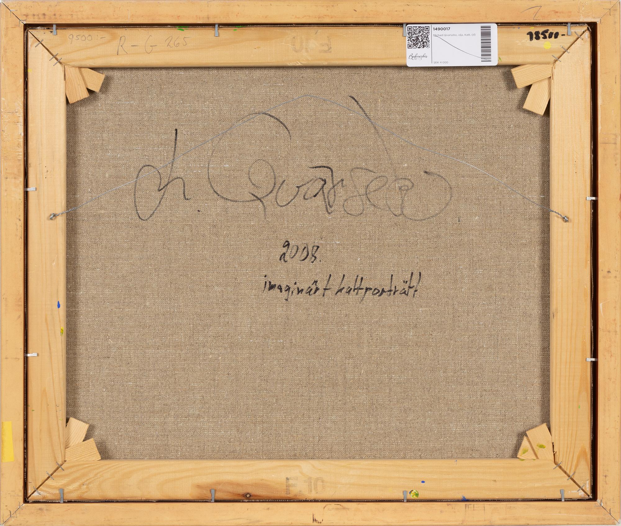 Michael Qvarsebo, oil on canvas, signed.