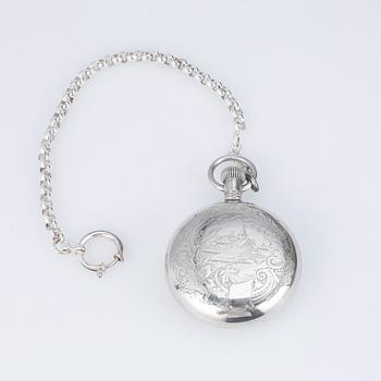 FICKUR, stål, Elgin watch company, 1900-talets början.