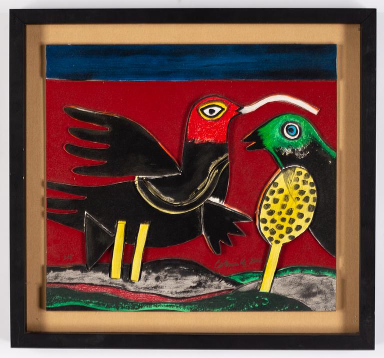 Beverloo Corneille, multiple, relief, signed 3/5.