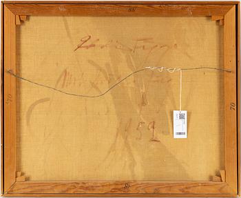 EDDIE FIGGE, oil on canvas, signed on verso and dated 1952.