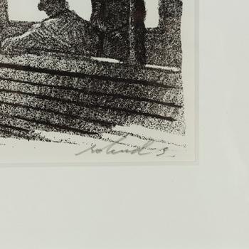 Roland Svensson, 3 litografier, signerade, en daterad -43 och 2 numrerade 16/30 samt 49/360.
