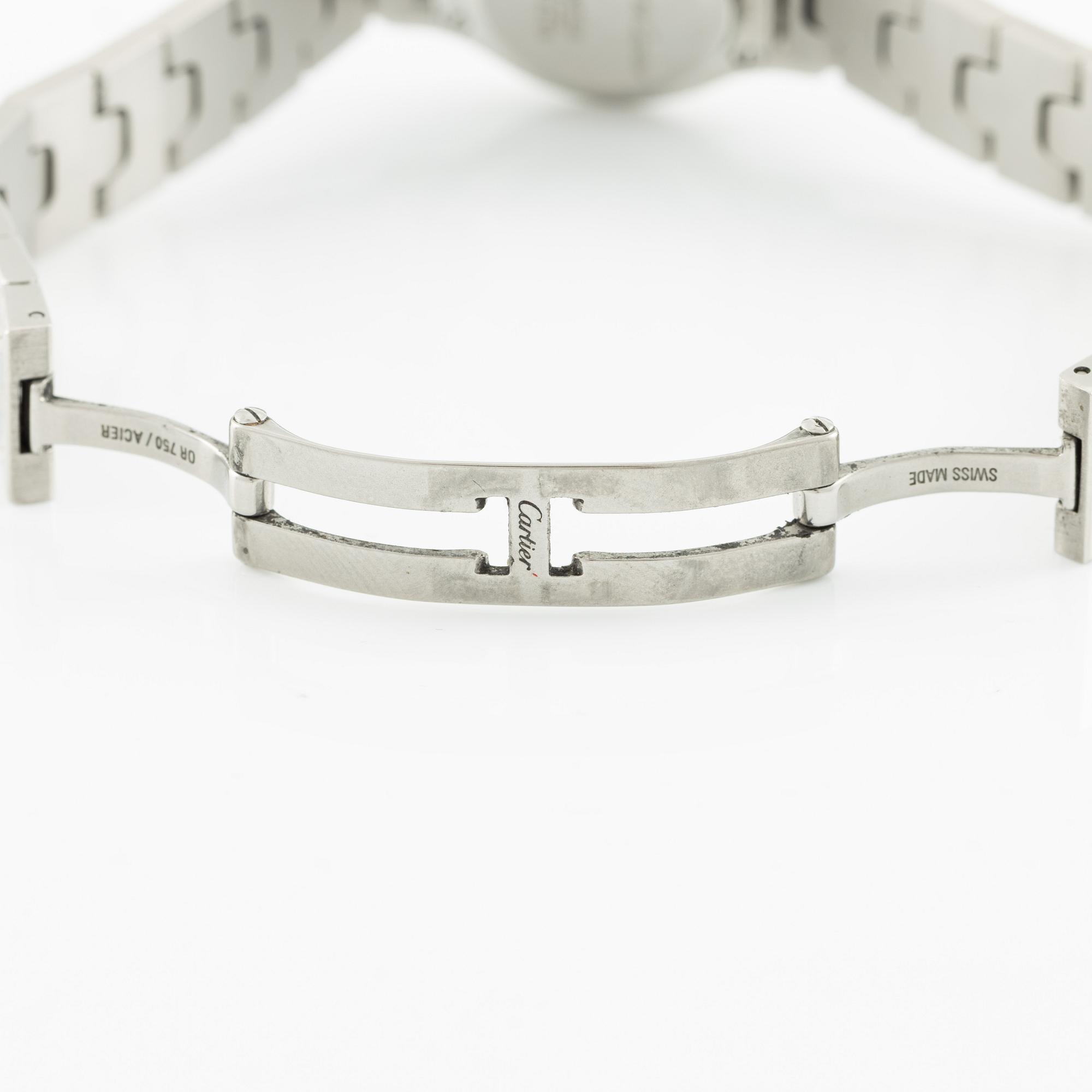 Cartier, Santos Ronde, wristwatch, 24 mm.