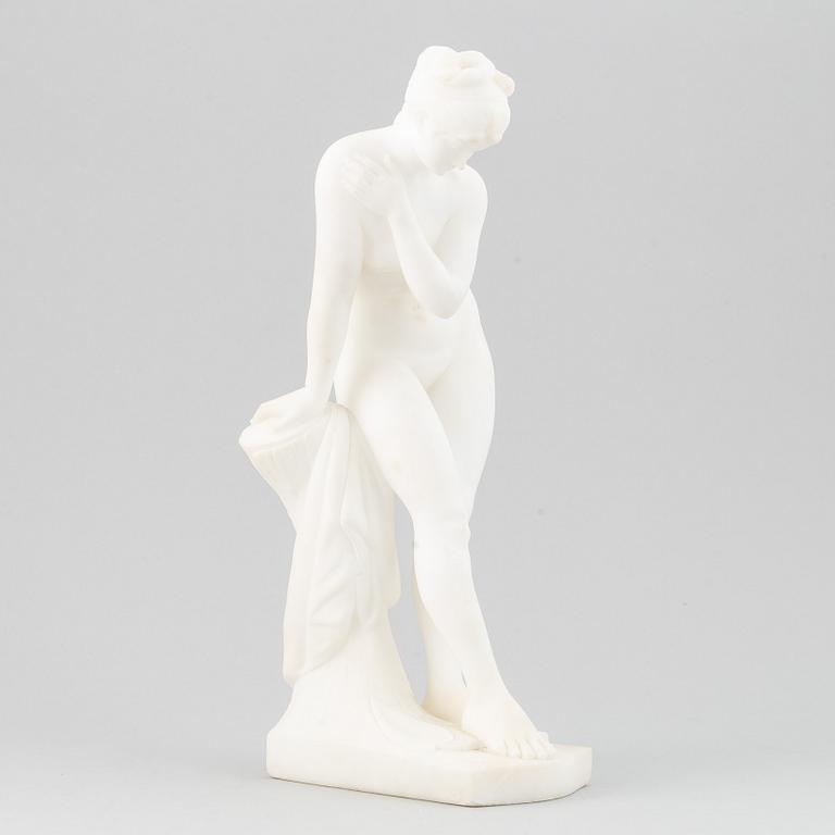 Sculpture, galleria Lapini, Alabaster. Height 36 cm.