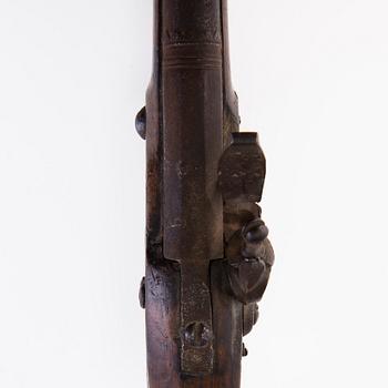 A late 18th Century Italian flintlock pistol.