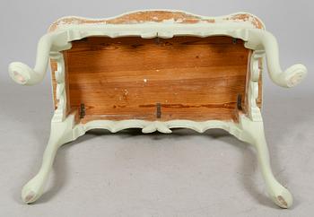 BORD SAMT STOLAR, 2 st, rokoko, 1700-tal.