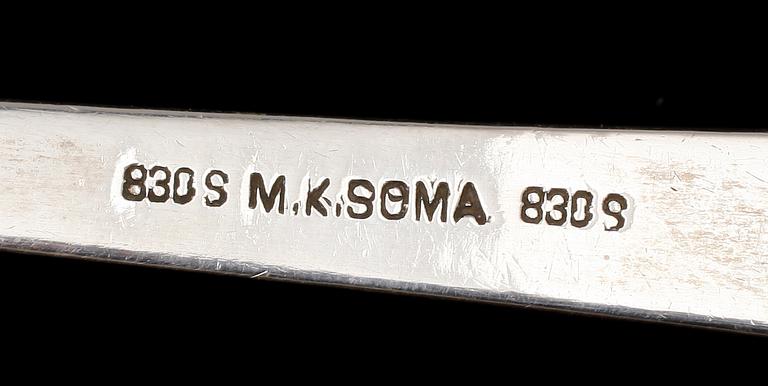 SLEV, silver, MK Soma, sekelskiftet 1900. Vikt 190 g.
