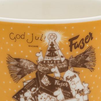 Muumin-mug, porcelain, 'Fazer Café', Moomin Characters, Arabia 2004, numbered 68/400.