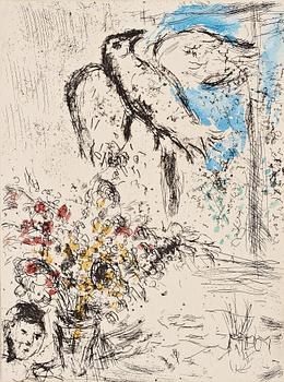 652. Marc Chagall, "Nature morte au grand oiseau".