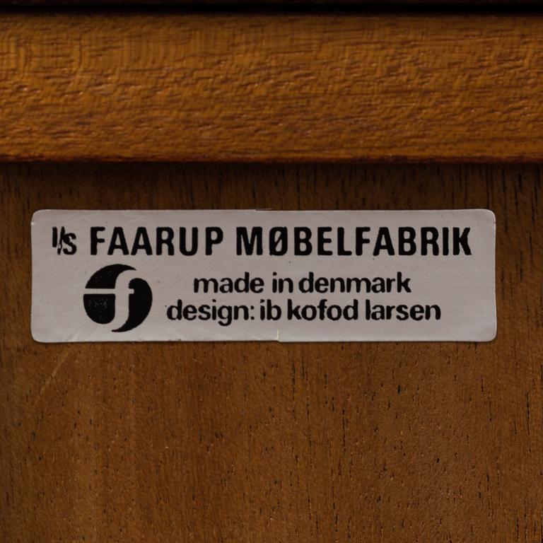 A 1960/70's rosewood bookcase by Ib Kofod Larsen, Faarup Møbelfabrik, Denmark.