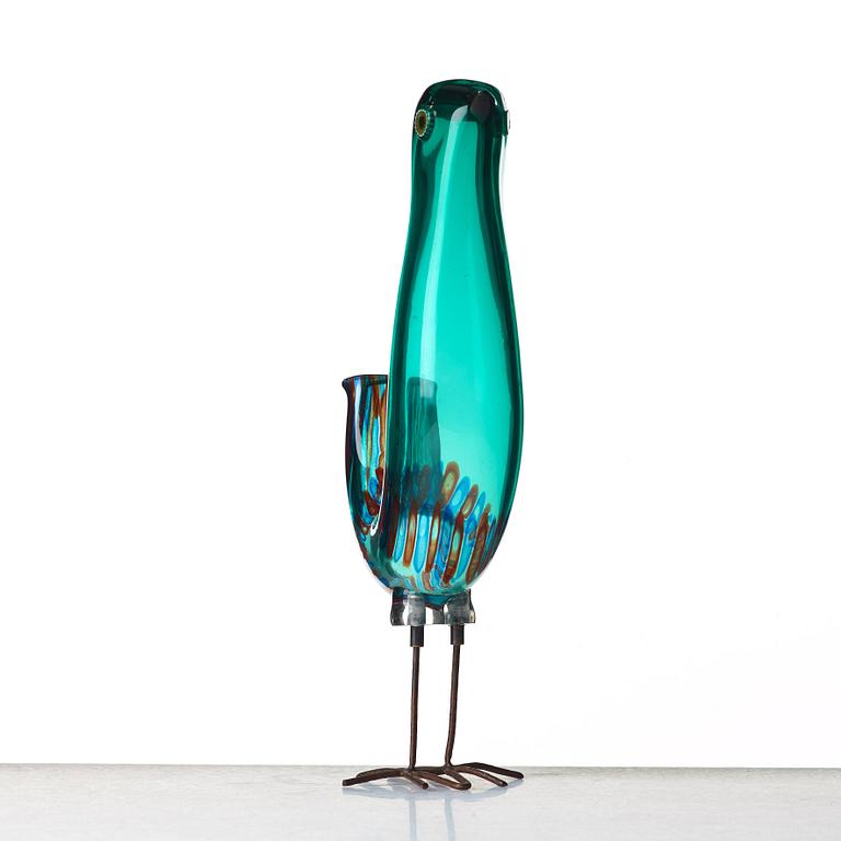 Alessandro Pianon, a "Pulcino" glass bird, Italy, 1960's.