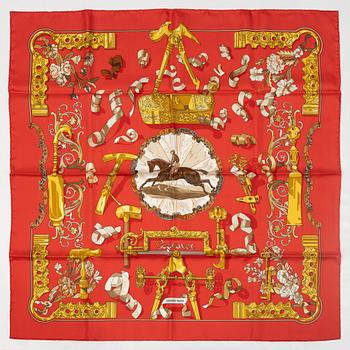 Hermès, scarf, "Copeaux".