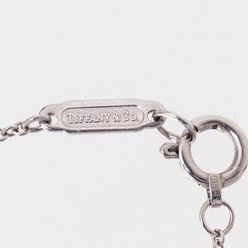 Tiffany & Co, halsband, platina, briljantslipad diamant ca. 0.11 ct.
