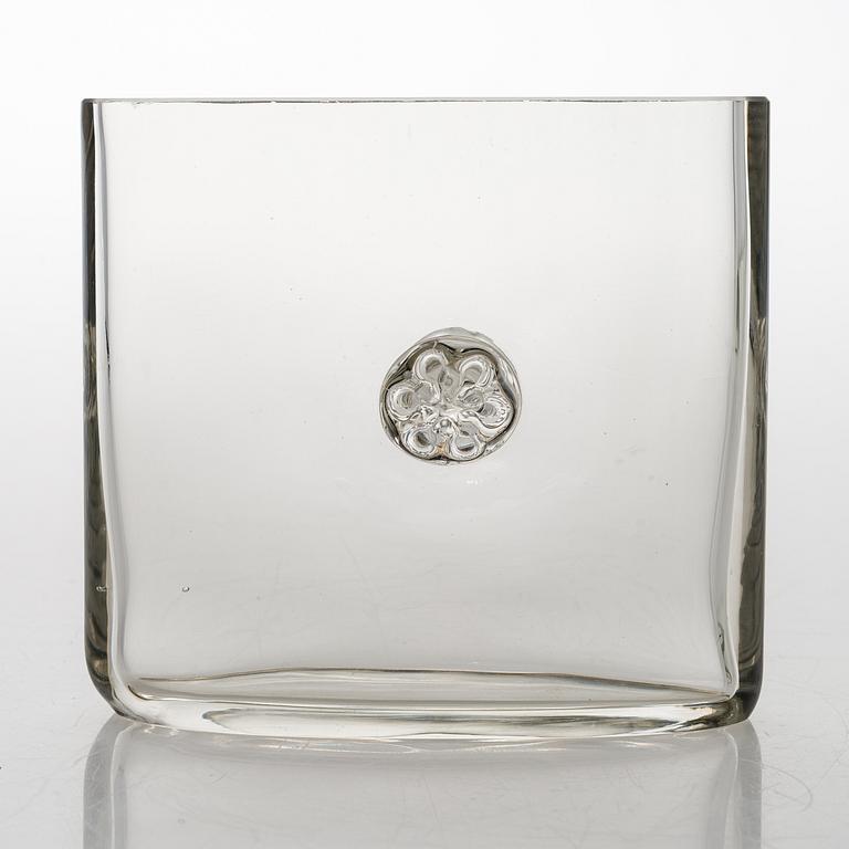 TAPIO WIRKKALA,  a 1960s glass vase, signed Tapio Wirkkala -3308.