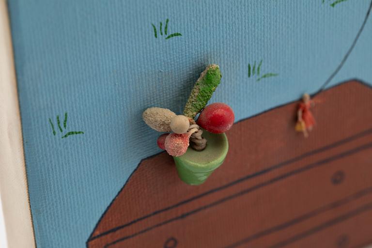 Marie-Louise Ekman, "On a chest I", 1974.